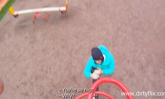 Cutie Abby is enjoying a really big donga