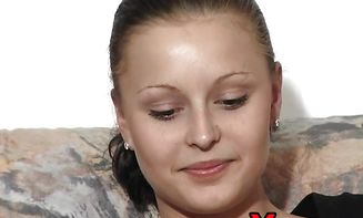 Pungent brunette chick and her attractive guy fuck like horny bunnies