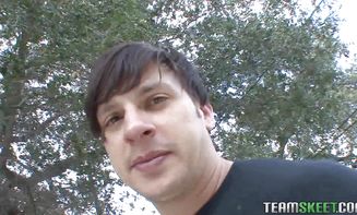 Sinful Sasha Casey got a beef bayonet up her tight ass while she was sucking a hard chopper